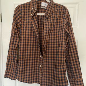 Goodfellow checkered button down